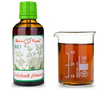 Réti legyezőfű virágos hajtás BIO - gyógynövény cseppek (tinktúra) 50 ml