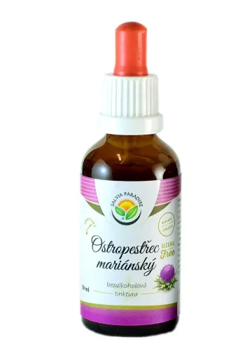 Máriatövis gyógynövényes cseppek (tinktúra) alkoholmentes 50 ml