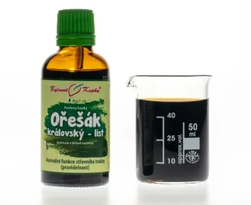 Diófa (közönséges dió) levél - gyógynövény cseppek (dió tinktúra) 50 ml